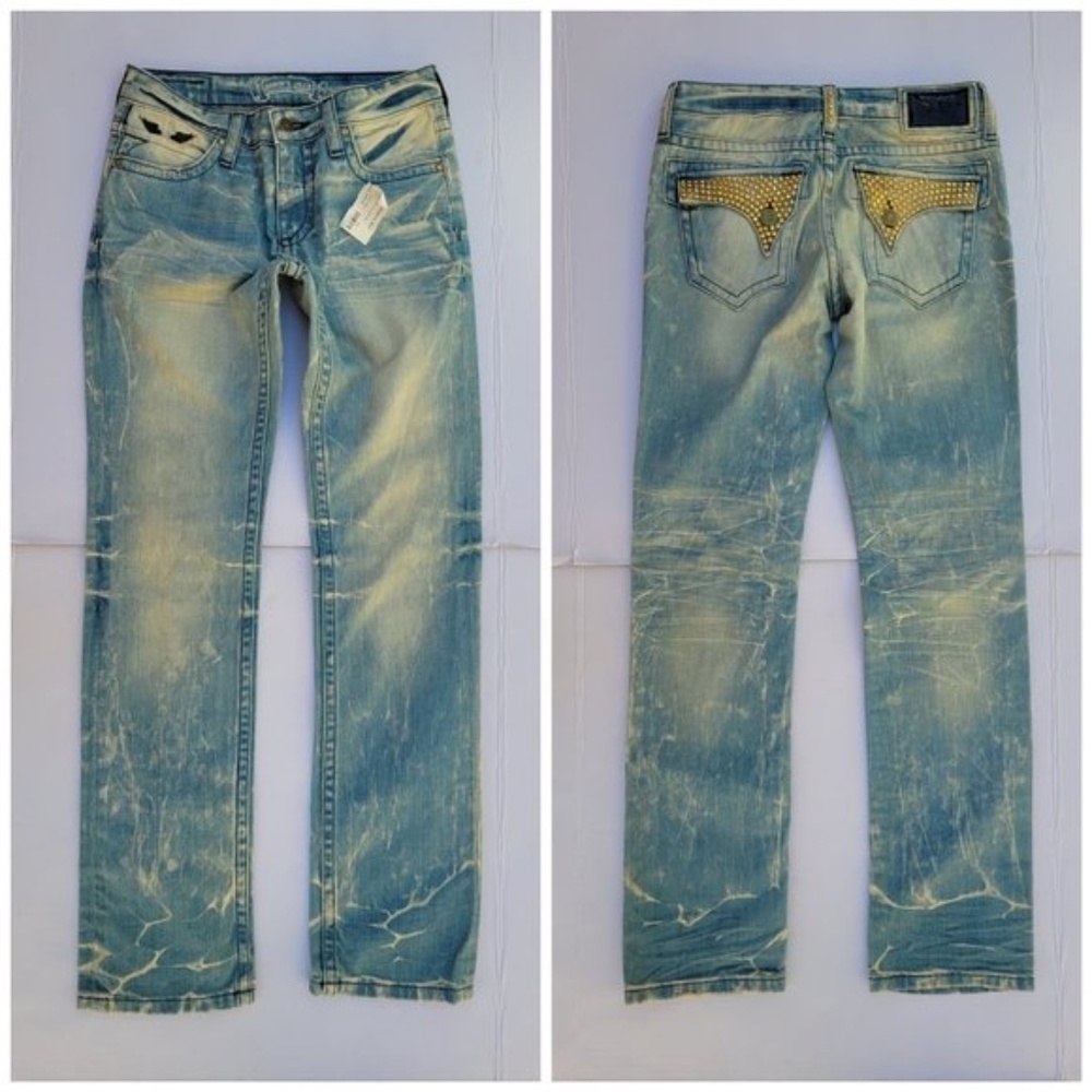 New KIDS ROBIN'S JEAN Swarovski Crystals Jeans SZ 10
